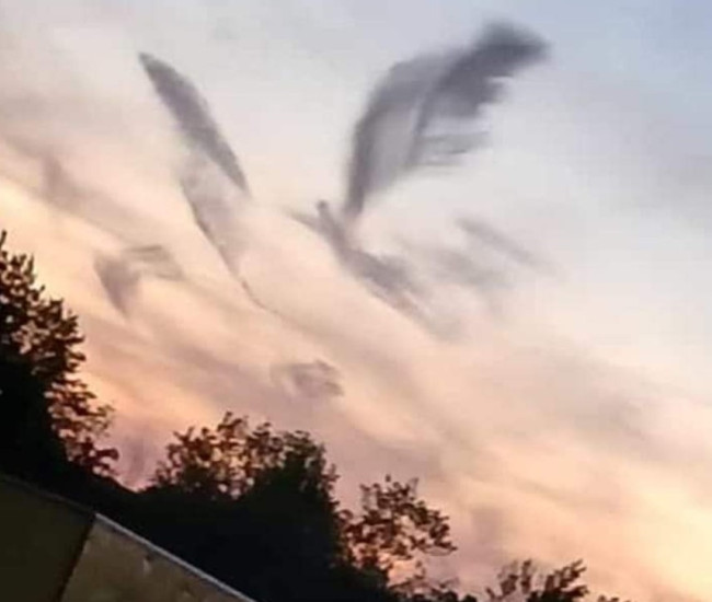 Engel aus Wolken
